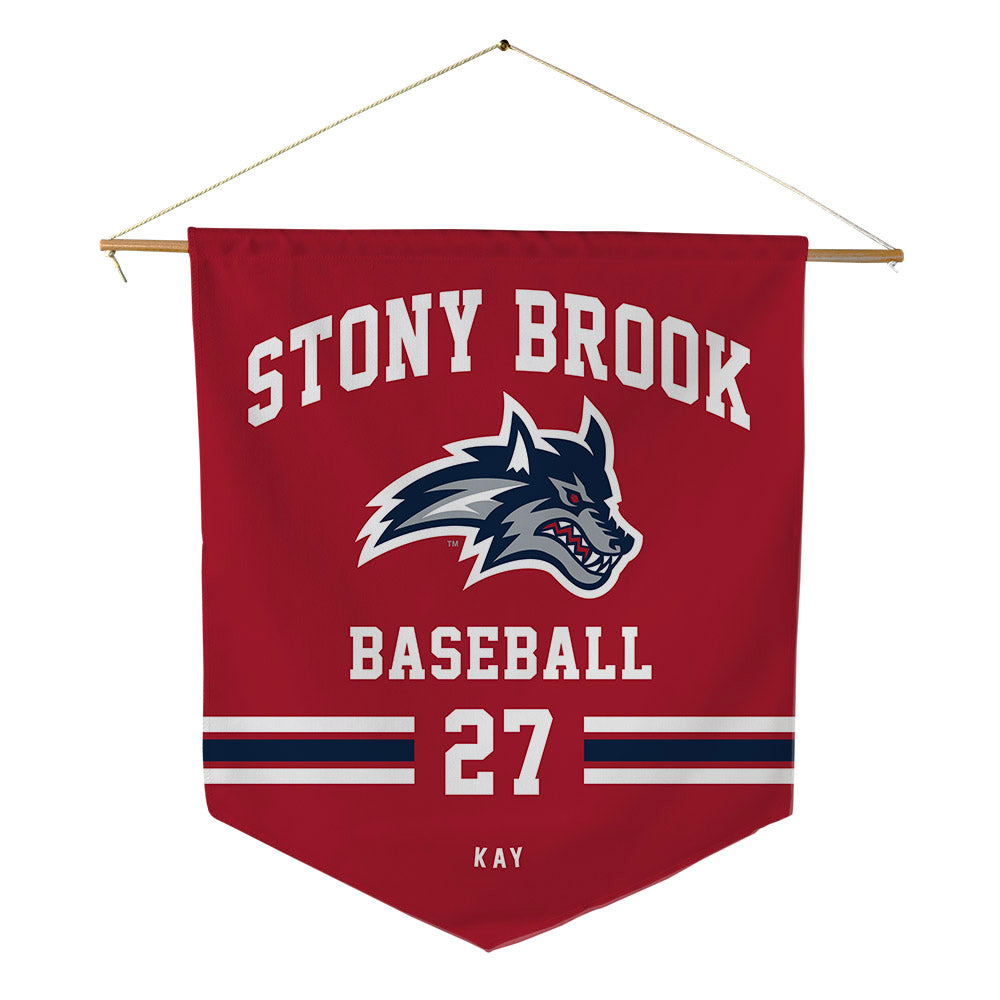 Stony Brook - NCAA Baseball : Evan Kay - Pennant - 18" x 21"-0