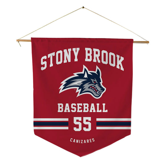 Stony Brook - NCAA Baseball : Matthew Canizares - Pennant - 18" x 21"-0