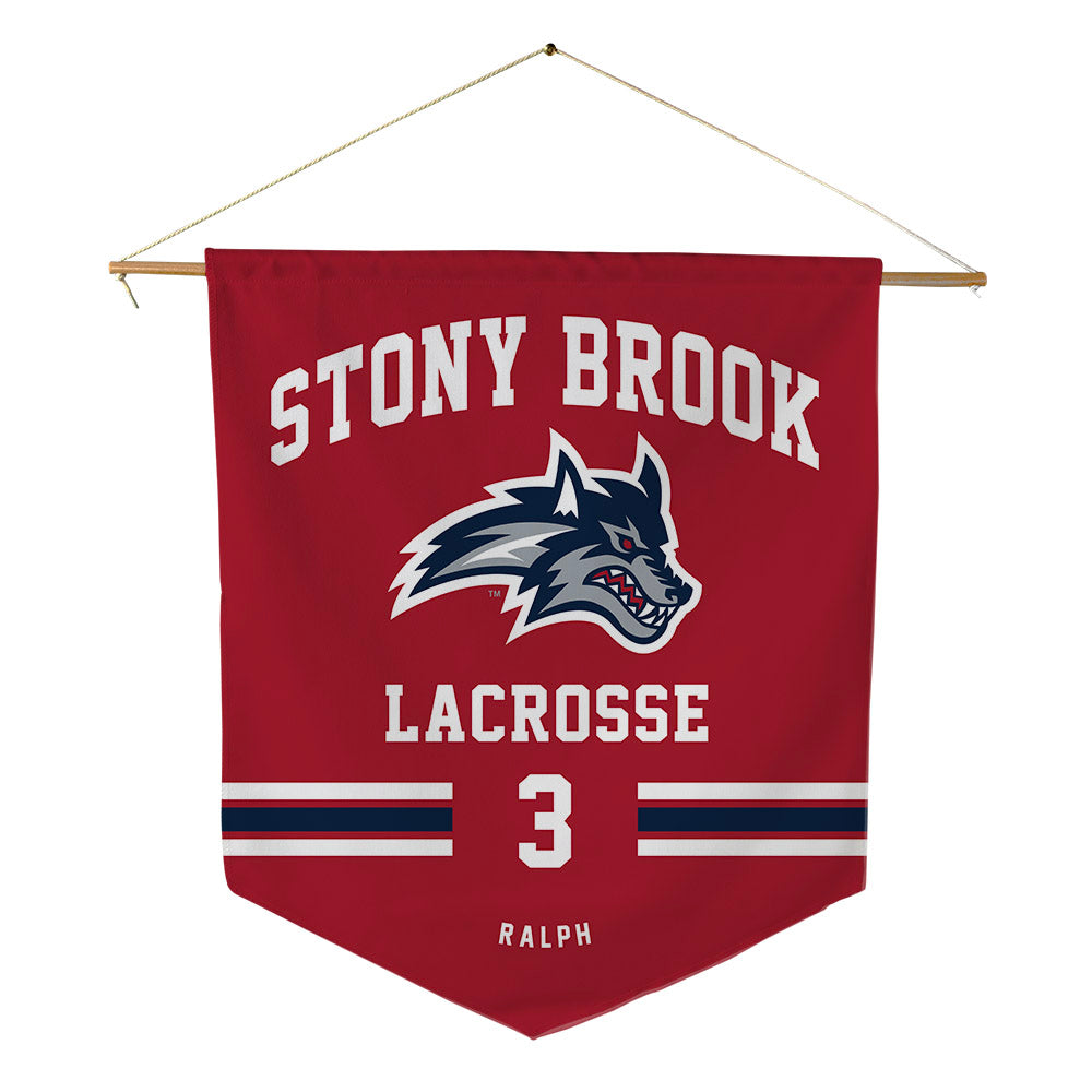Stony Brook - NCAA Men's Lacrosse : Sean Ralph - Pennant - 18" x 21"-0
