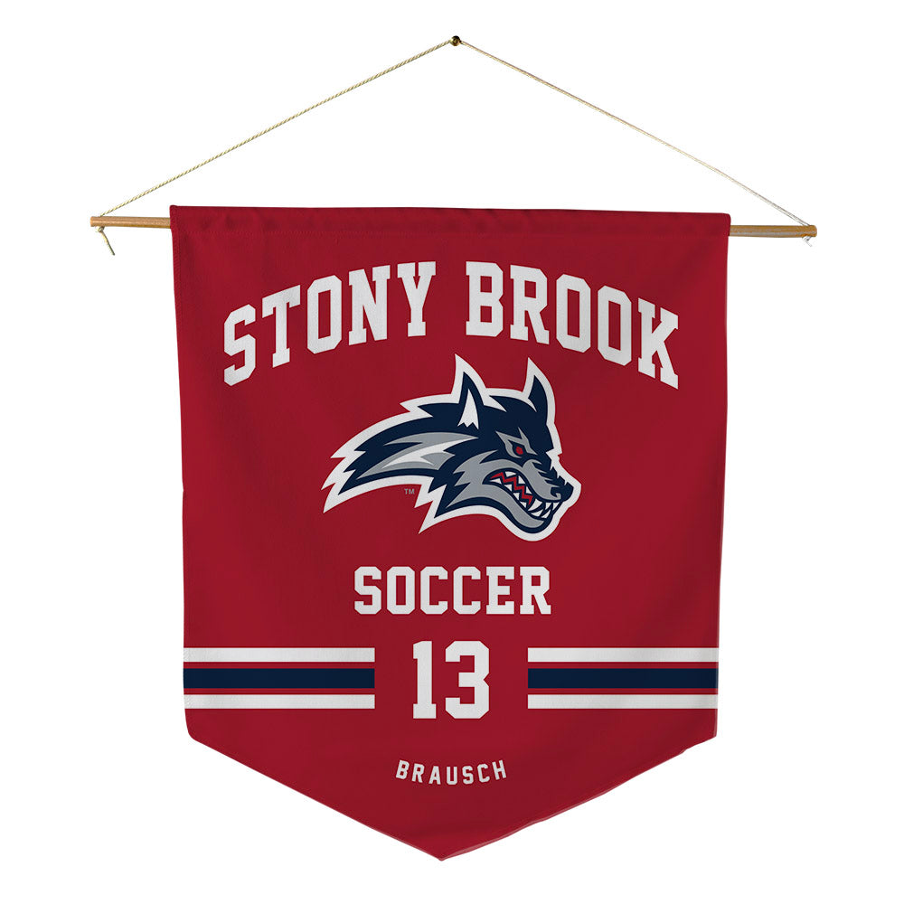 Stony Brook - NCAA Men's Soccer : Daniel Brausch - Pennant - 18" x 21"-0