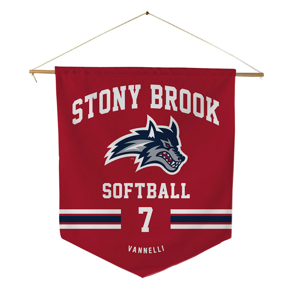 Stony Brook - NCAA Softball : Mia Vannelli - Pennant - 18" x 21"-0
