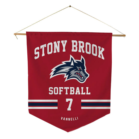 Stony Brook - NCAA Softball : Mia Vannelli - Pennant - 18" x 21"-0