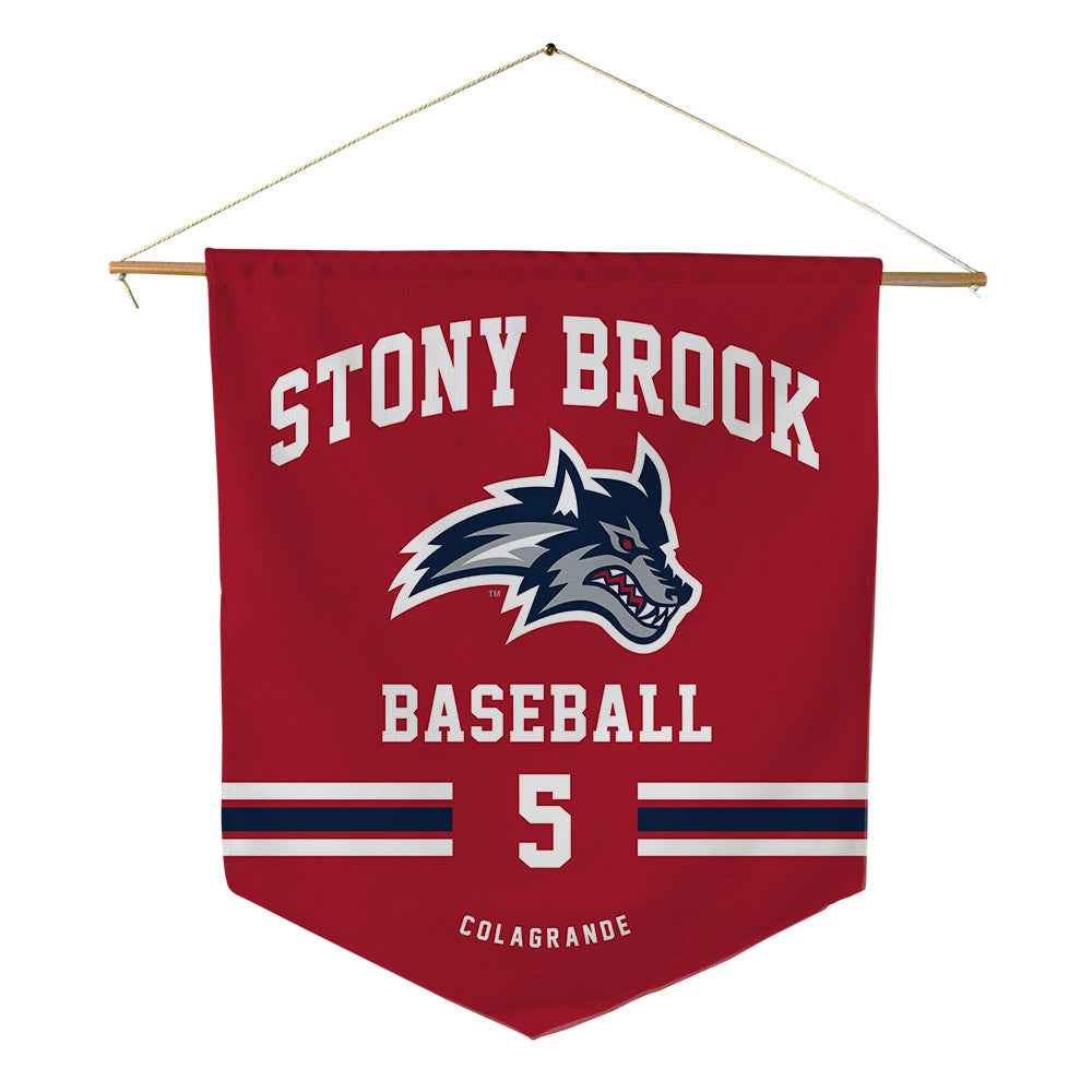 Stony Brook - NCAA Baseball : Hunter Colagrande - Pennant - 18" x 21"-0