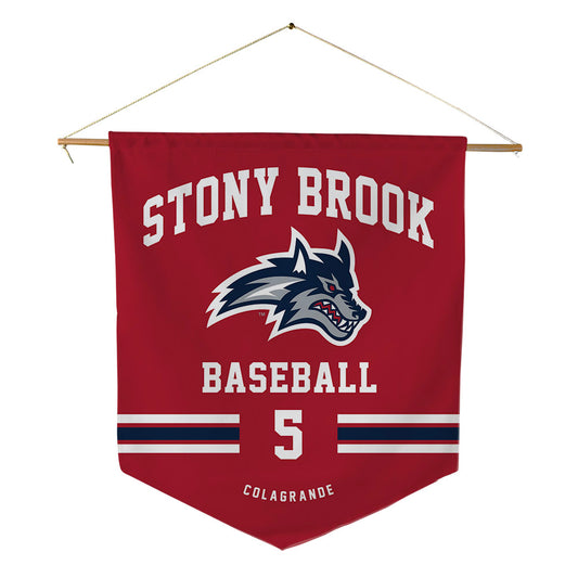 Stony Brook - NCAA Baseball : Hunter Colagrande - Pennant - 18" x 21"-0