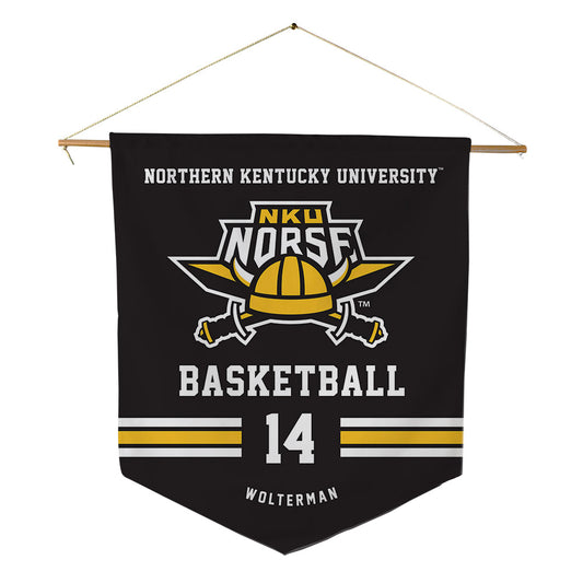 NKU - NCAA Women's Basketball : Abby Wolterman - Pennant - 18" x 21"-0