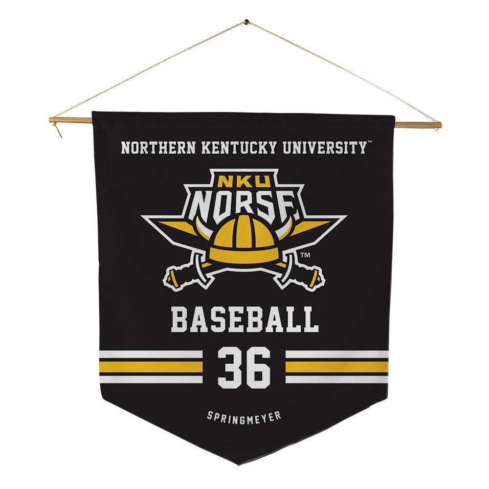 NKU - NCAA Baseball : Landon Springmeyer - Pennant - 18" x 21"-0