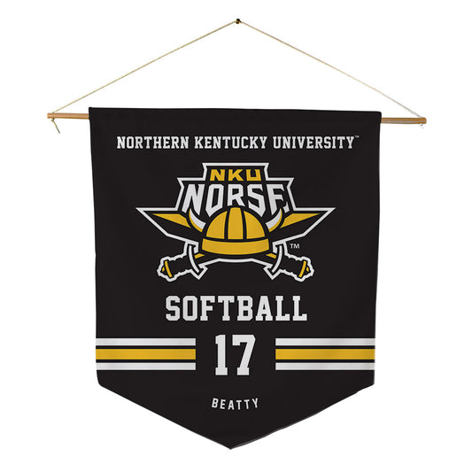 NKU - NCAA Softball : Campbell Beatty - Pennant - 18" x 21"-0