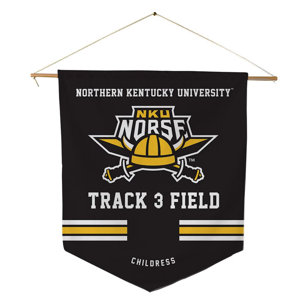 NKU - NCAA Men's Track & Field : Stetson Childress - Pennant - 18" x 21"-0