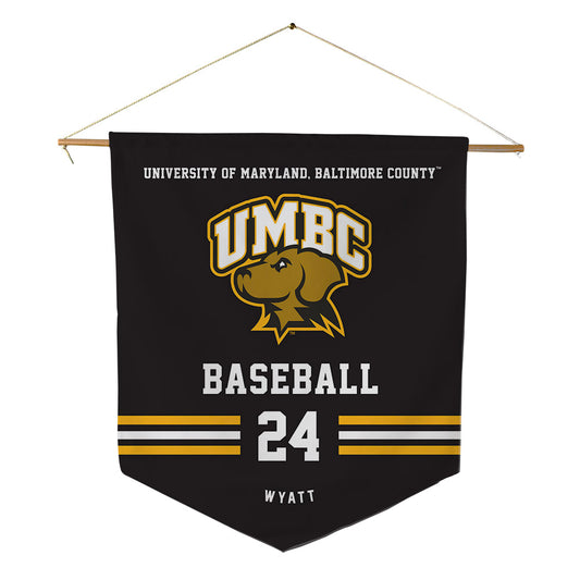 UMBC - NCAA Baseball : Danny Wyatt - Pennant - 18" x 21"-0