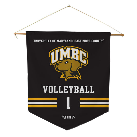 UMBC - NCAA Women's Volleyball : Natalie Harris - Pennant - 18" x 21"-0