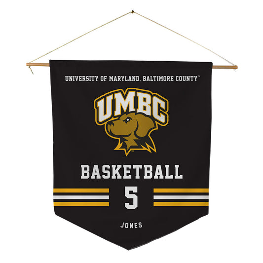 UMBC - NCAA Women's Basketball : Sadaya Jones - Pennant - 18" x 21"-0