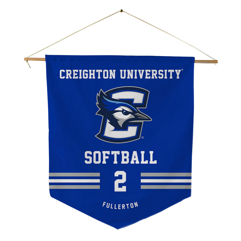 Creighton - NCAA Softball : Cydney Fullerton - Pennant - 18" x 21"-0