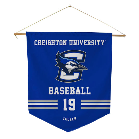 Creighton - NCAA Baseball : Hunter VaDeer - Pennant - 18" x 21"-0