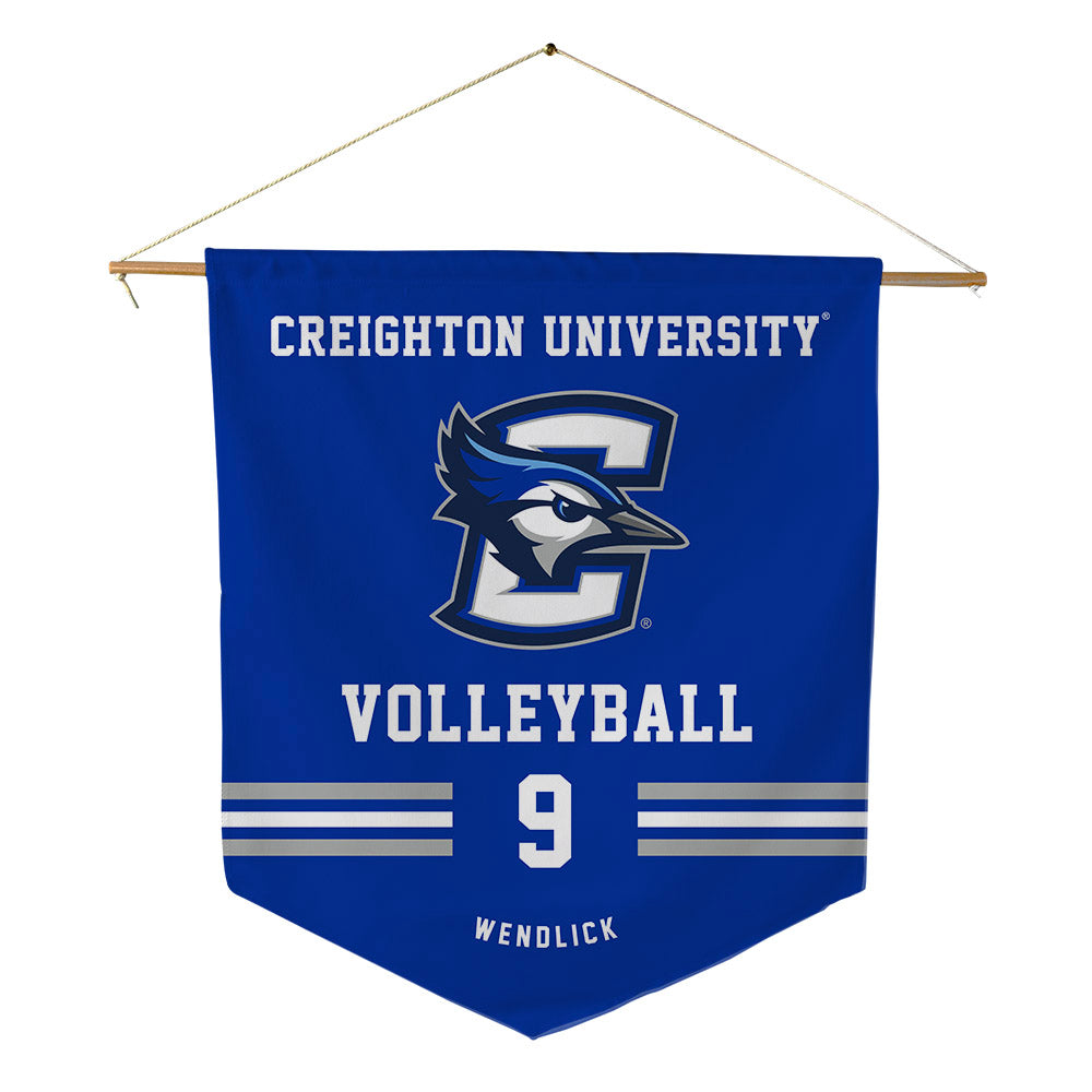 Creighton - NCAA Women's Volleyball : Sophia Wendlick - Pennant - 18" x 21"-0