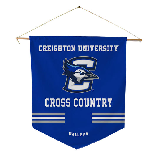 Creighton - NCAA Women's Cross Country : Atlee Wallman - Pennant - 18" x 21"-0