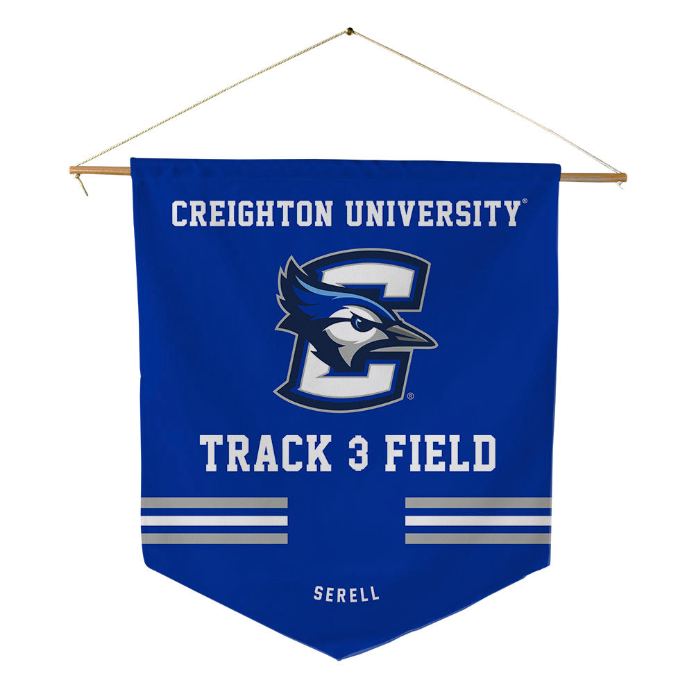 Creighton - NCAA Women's Track & Field : Alaire Serell - Pennant - 18" x 21"-0