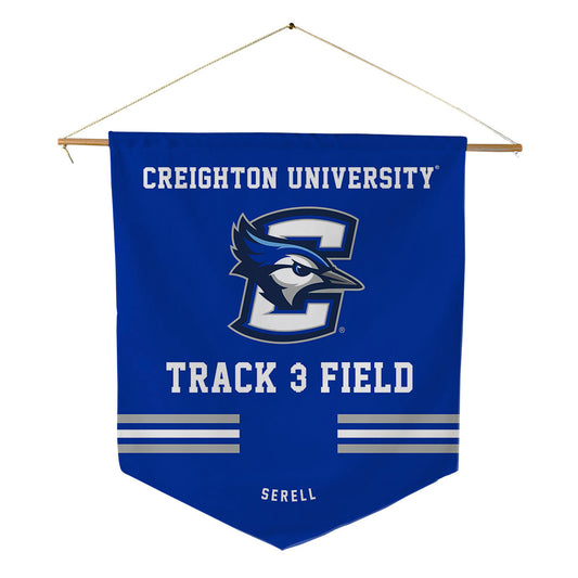 Creighton - NCAA Women's Track & Field : Alaire Serell - Pennant - 18" x 21"-0