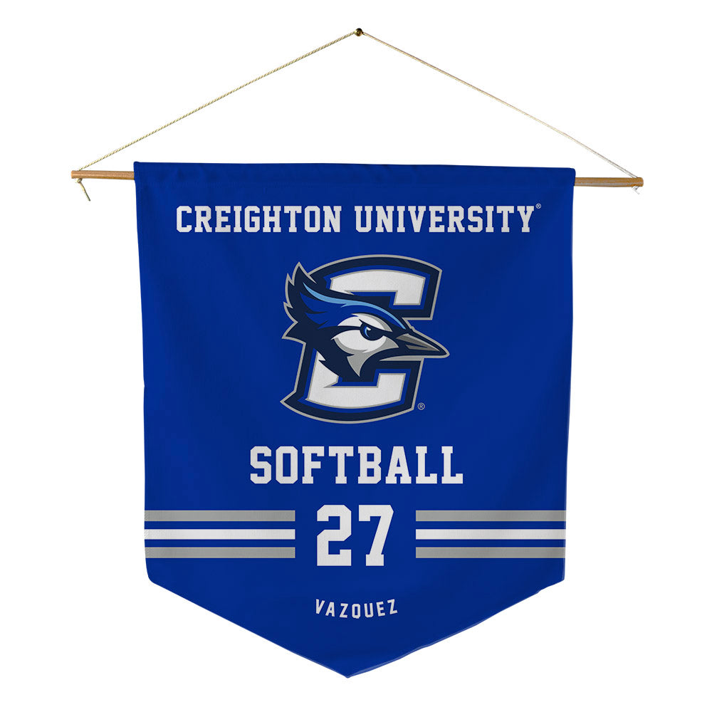 Creighton - NCAA Softball : Angelina Vazquez - Pennant - 18" x 21"-0