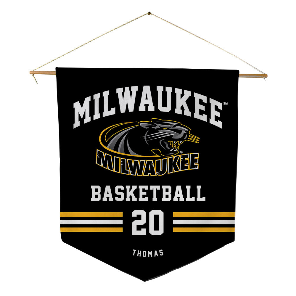 University of Wisconsin-Milwaukee - NCAA Men's Basketball : Maurice Thomas - Pennant - 18" x 21"-0