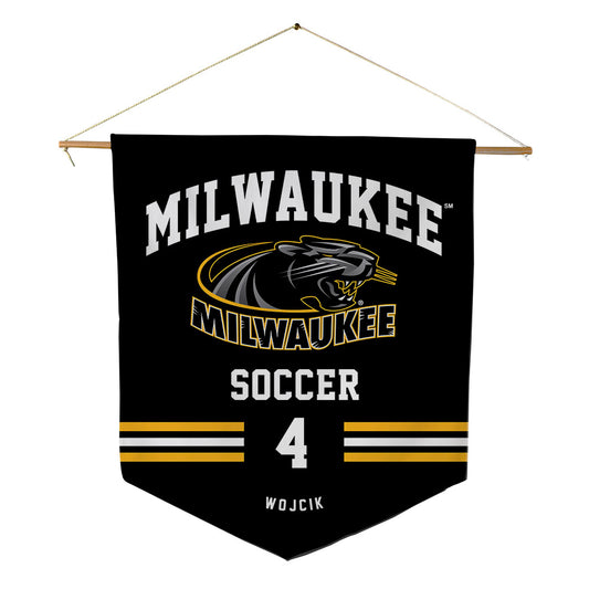 UW Milwaukee - NCAA Women's Soccer : Lola Wojcik - Pennant - 18" x 21"-0