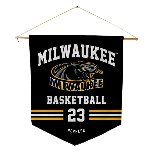 UW Milwaukee - NCAA Women's Basketball : Kamy Peppler - Pennant - 18" x 21"-0