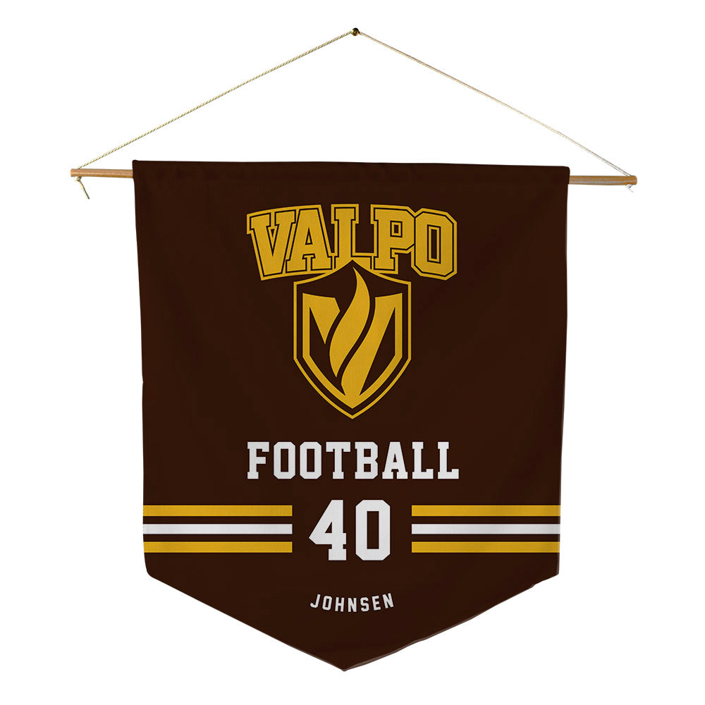 Valpo - NCAA Football : Nick Johnsen - Pennant - 18" x 21"-0