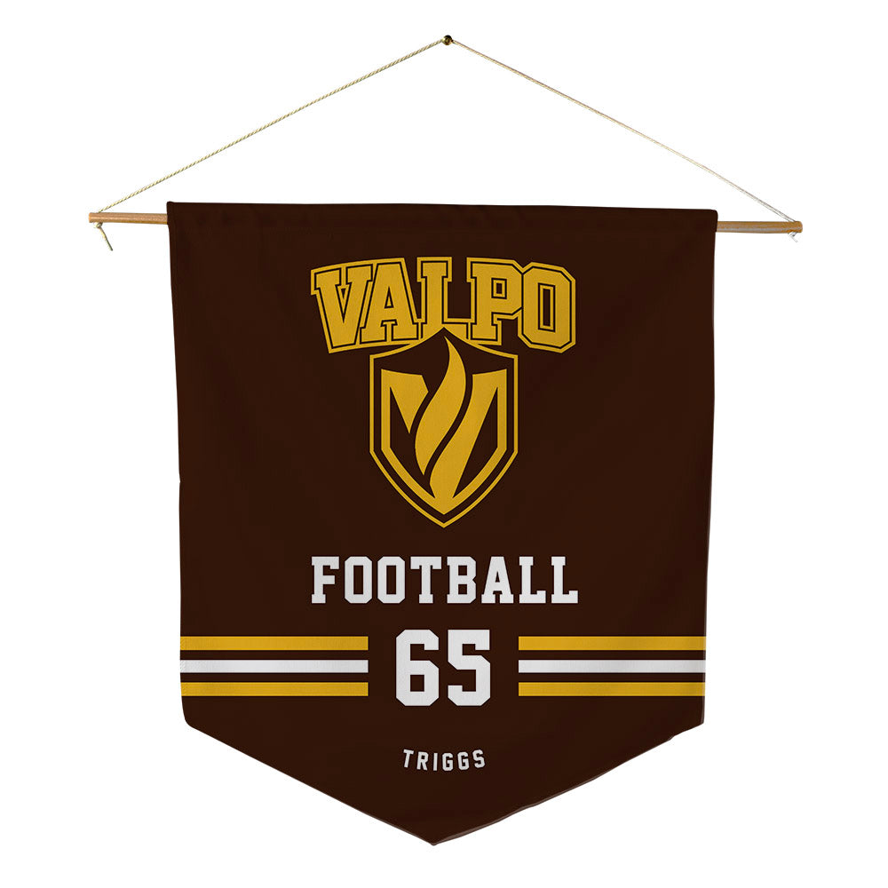 Valpo - NCAA Football : Evan Triggs - Pennant - 18" x 21"-0