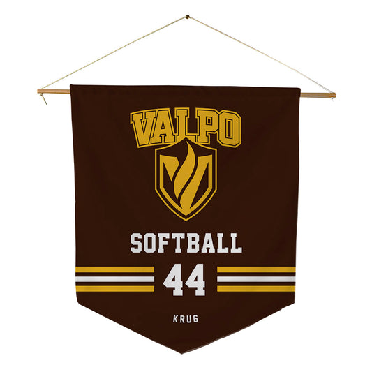 Valpo - NCAA Softball : Kayden Krug - Pennant - 18" x 21"-0