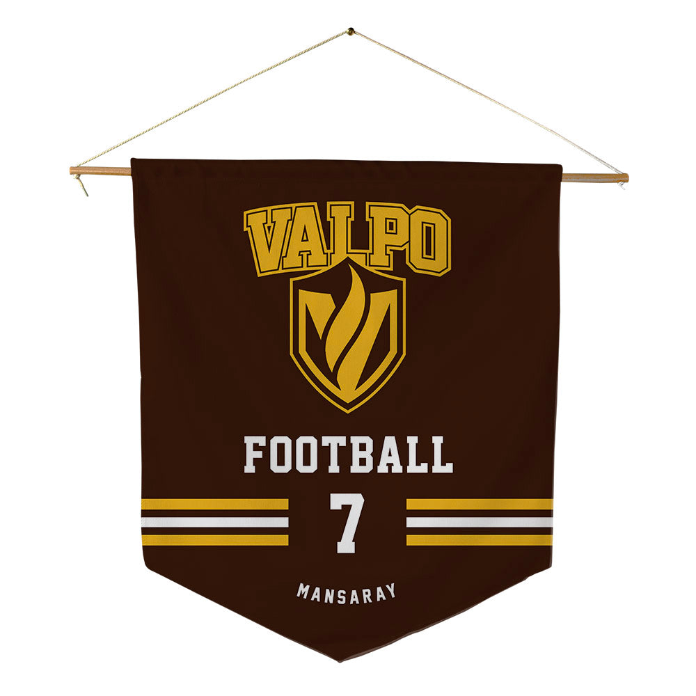 Valpo - NCAA Football : Michael Mansaray - Pennant - 18" x 21"-0