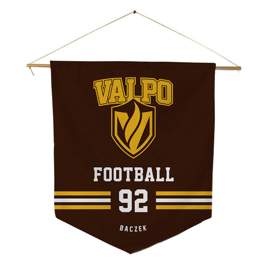 Valpo - NCAA Football : Caleb Baczek - Pennant - 18" x 21"-0