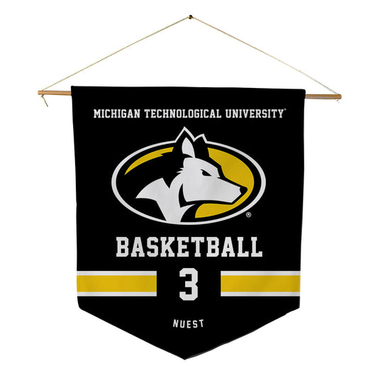 Michigan Tech - NCAA Women's Basketball : Dani Nuest - Pennant - 18" x 21"-0