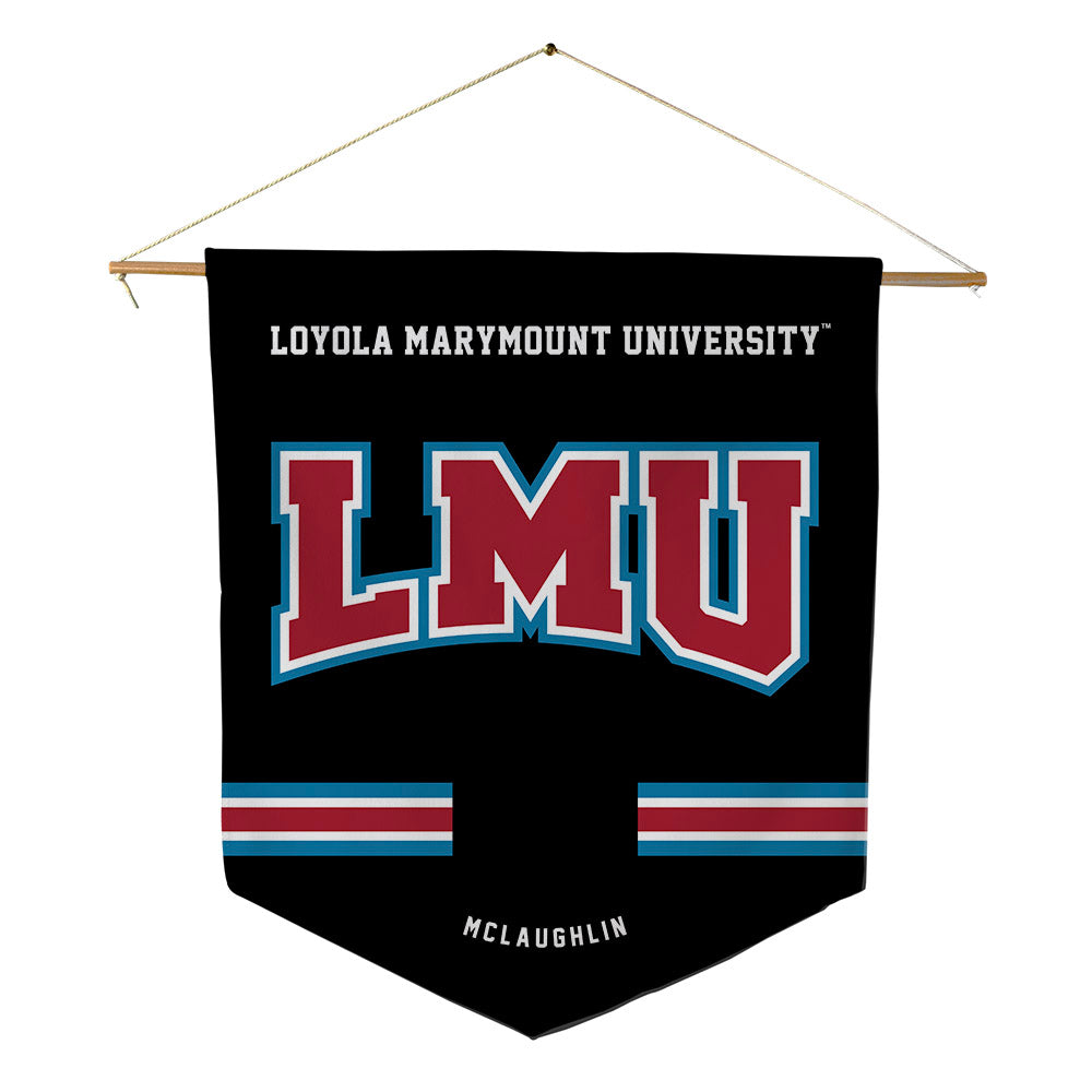 LMU - NCAA Men's Golf : Jackson McLaughlin - Pennant - 18" x 21"-0