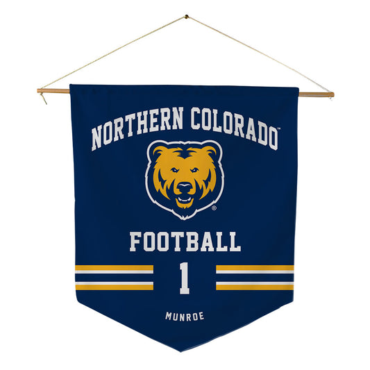 UNCO - NCAA Football : Brayden Munroe - Pennant - 18" x 21"-0