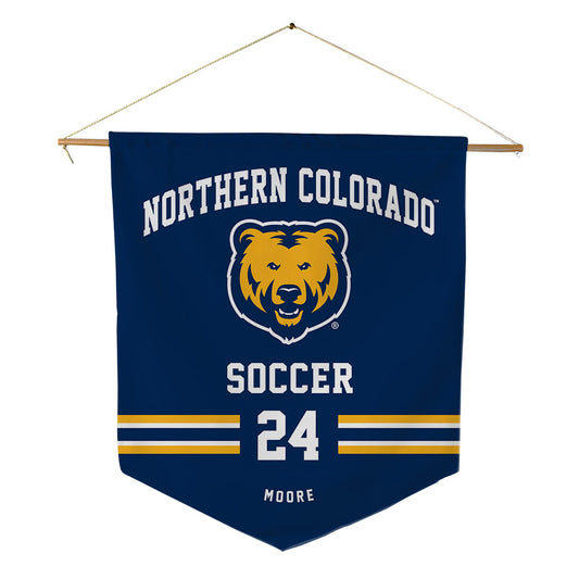UNCO - NCAA Women's Soccer : Esja Moore - Pennant - 18" x 21"-0