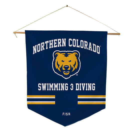 UNCO - NCAA Women's Swimming & Diving : Gabriella Fish - Pennant - 18" x 21"-0
