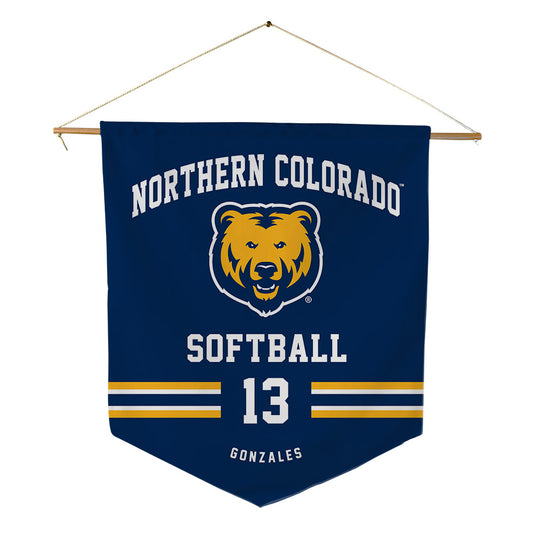 UNCO - NCAA Softball : Ella Gonzales - Pennant - 18" x 21"-0