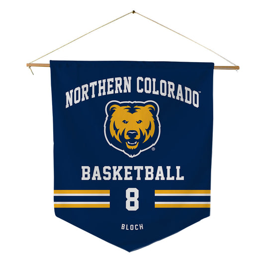 UNCO - NCAA Men's Basketball : Zach Bloch - Pennant - 18" x 21"-0