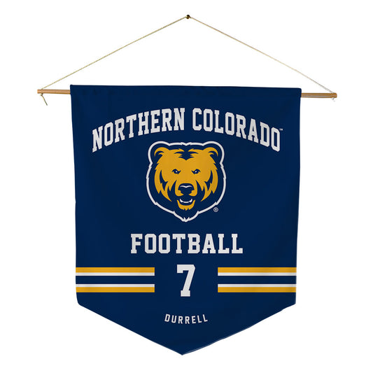UNCO - NCAA Football : Levi Durrell - Pennant - 18" x 21"-0