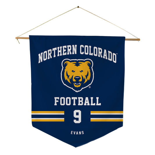UNCO - NCAA Football : Dylan Evans - Pennant - 18" x 21"-0