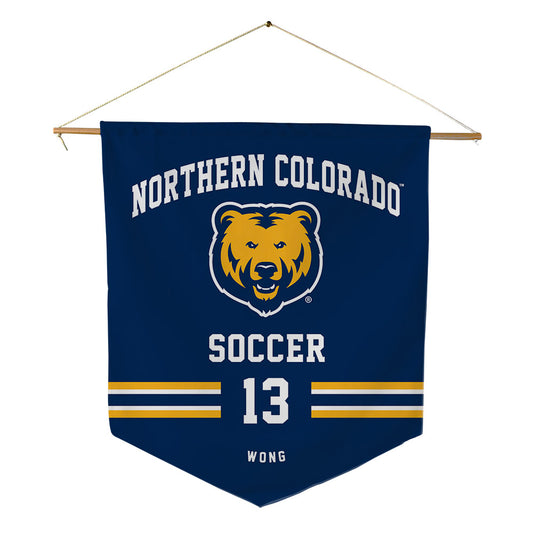 UNCO - NCAA Women's Soccer : Anneliese Wong - Pennant - 18" x 21"-0