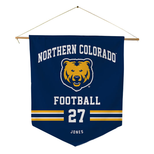 UNCO - NCAA Football : Derrick Jones - Pennant - 18" x 21"-0
