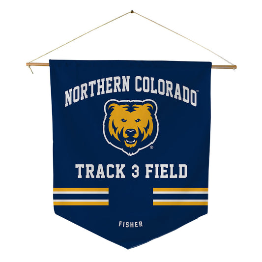 UNCO - NCAA Men's Track & Field : John Fisher - Pennant - 18" x 21"-0