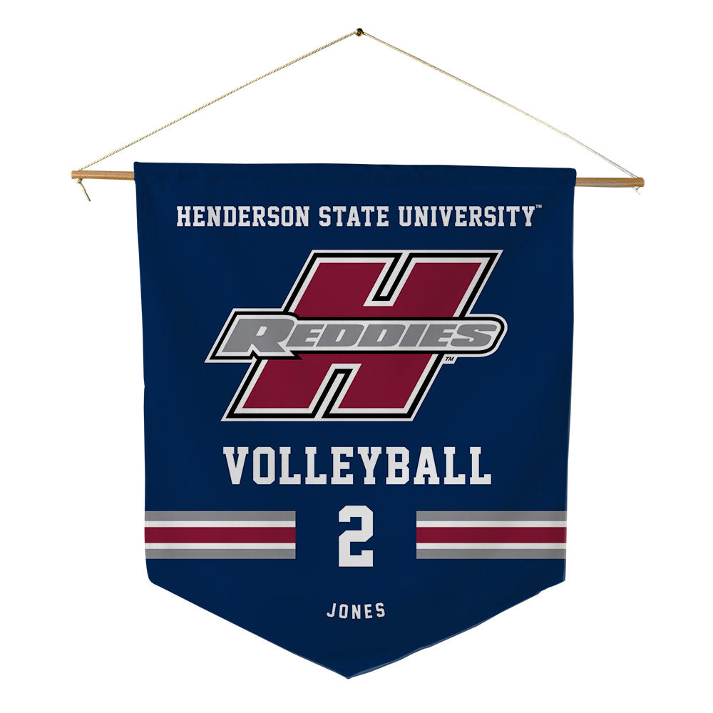 Henderson State - NCAA Women's Volleyball : Meadow Jones - Pennant - 18" x 21"-0
