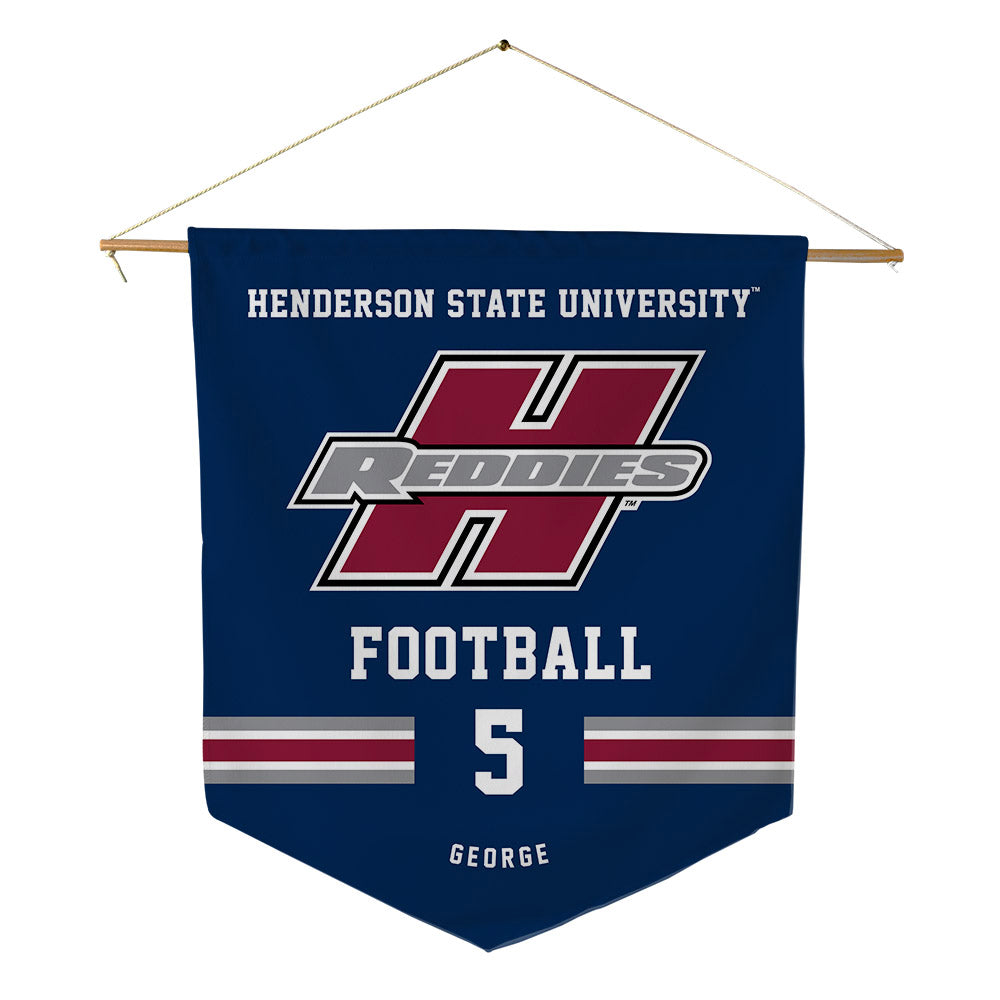 Henderson State - NCAA Football : Elijah George - Pennant - 18" x 21"-0