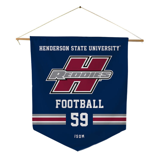 Henderson State - NCAA Football : Alexander Isom - Pennant - 18" x 21"-0
