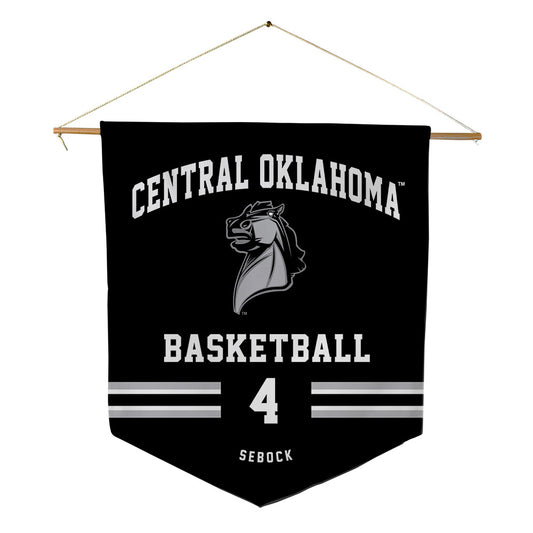 UCO - NCAA Men's Basketball : Jacobi Sebock - Pennant - 18" x 21"-0