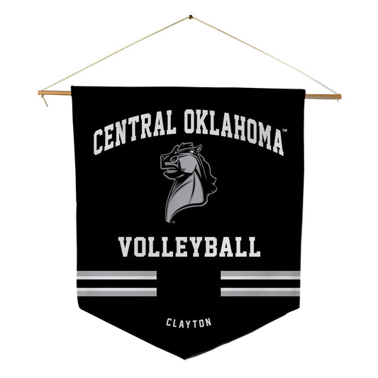 UCO - NCAA Women's Volleyball : Caroline Clayton - Pennant - 18" x 21"-0