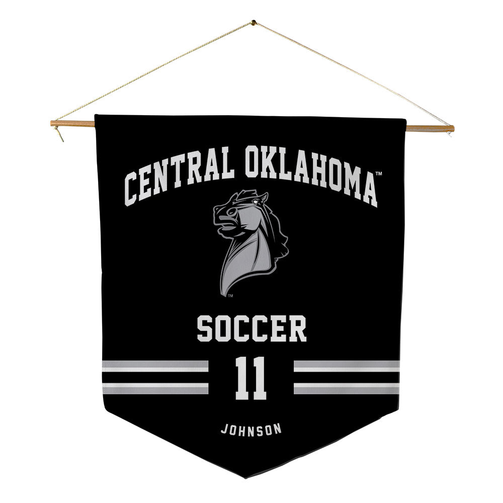 UCO - NCAA Women's Soccer : Makala Johnson - Pennant - 18" x 21"-0