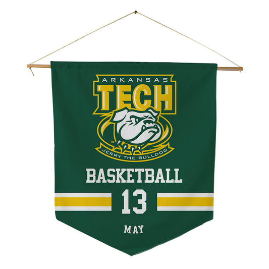 ATU - NCAA Men's Basketball : Donyae May - Pennant - 18" x 21"-0