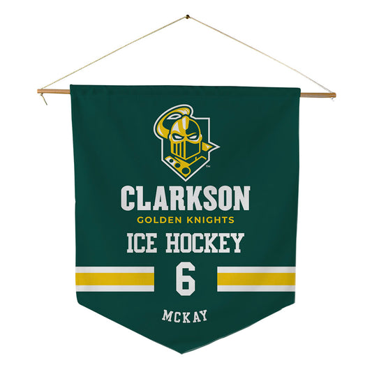 Clarkson - NCAA Women's Ice Hockey : Megan McKay - Pennant - 18" x 21"-0